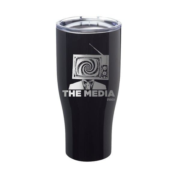 THE MEDIA Laser Etched Tumbler