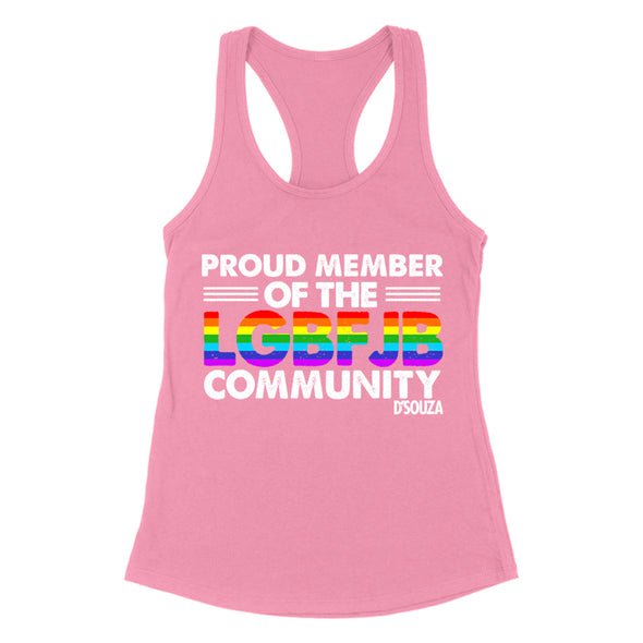 Proud Member Of The LGBFJB Community Rainbow Women's Apparel
