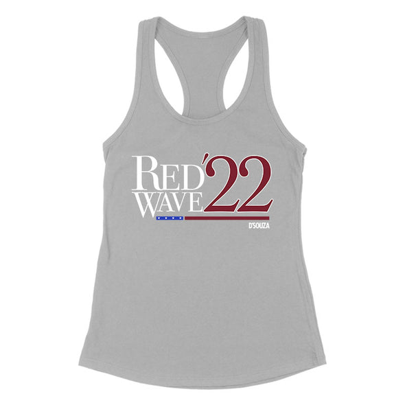 Red Wave 22 Text Based Women's Apparel