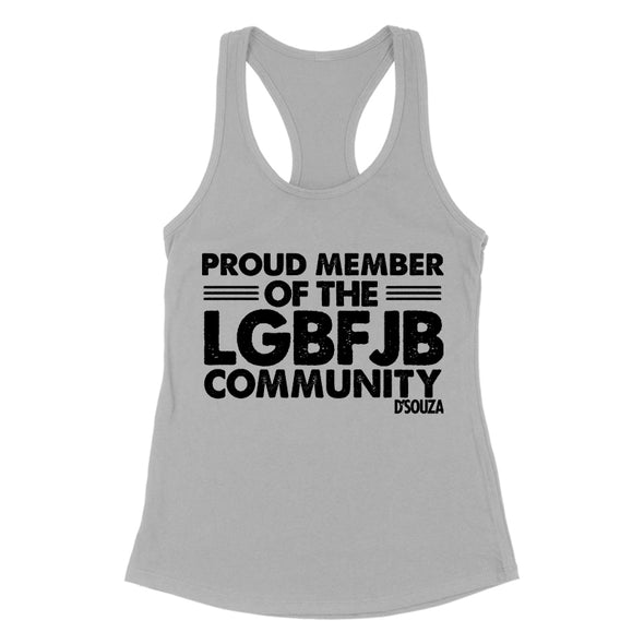 Proud Member Of The LGBFJB Community Black Print Women's Apparel