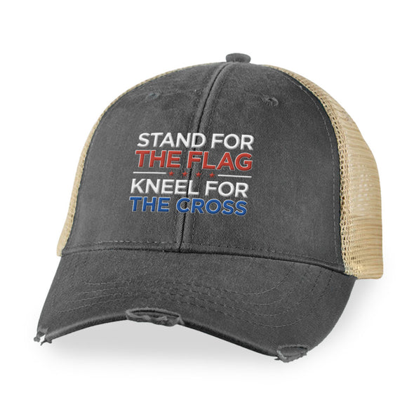 Stand For The Flag Kneel For The Cross Hat