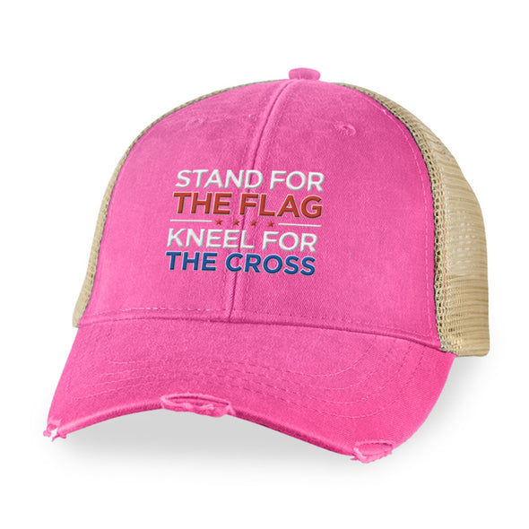 Stand For The Flag Kneel For The Cross Hat